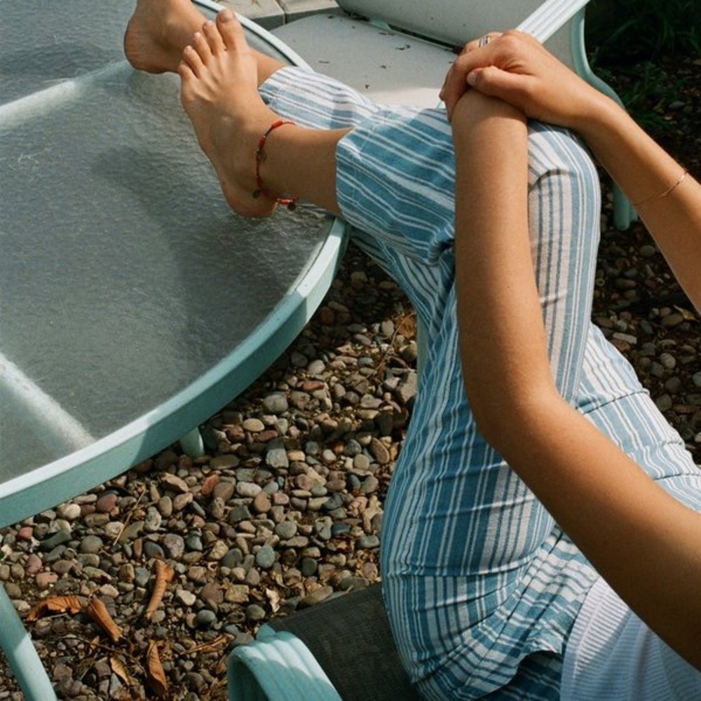 Lacausa | Rowan Trousers in Indigo Stripes 6
